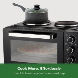 Hamilton Beach 28L Mini Oven with Double Hotplate