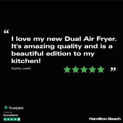 Hamilton Beach HealthyCook 8L Dubbel Air Fryer