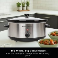 Hamilton Beach The Family Favourite 6.5L Slow Cooker – Stainless Steel