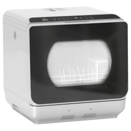 HOMCOM Table Top Dishwasher with Built-in 6L Water Tank, Mini Countert