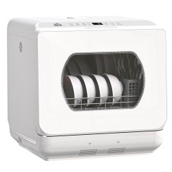 HOMCOM Tischgeschirrspüler mit eingebautem 6L Wassertank, Mini-Tisch