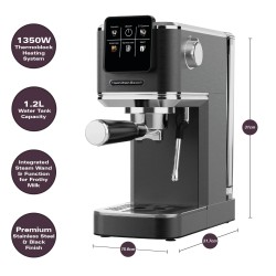 Hamilton Beach BaristaPro Touch 5-in-1 Espresso Machine Black