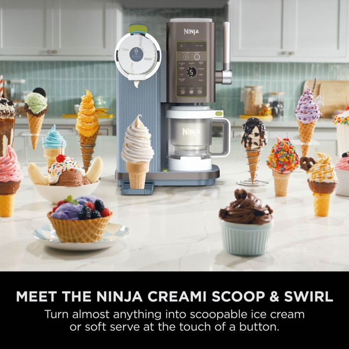 Ninja CREAMi Scoop & Swirl NC701UKND Icy Blackberry Lime | Tiny Lux