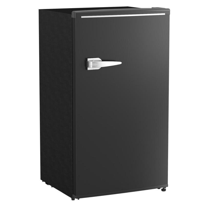 HOMCOM 85L Retro Under-Counter Fridge | Chiller — Black
