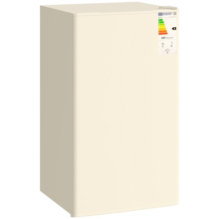 HOMCOM 91L Under-Counter Fridge | Chiller Box — Beige