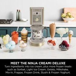 Ninja CREAMi Deluxe NC501UKSTGD Stone Gold | Tiny Lux