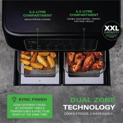 Hamilton Beach VisionCook 11L Digitaler Dual-Heißluftfritteusen-Ofen