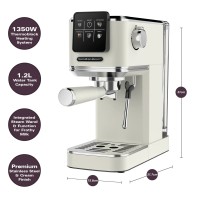 Hamilton Beach BaristaPro Touch 5-i-1 Espressomaskine Cream