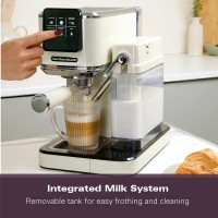 Hamilton Beach BaristaPro+ Touch 8-in-1 Espresso Machine Cream