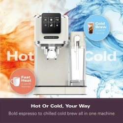 Hamilton Beach BaristaPro+ Touch 8-in-1 Macchina per Espresso Crema