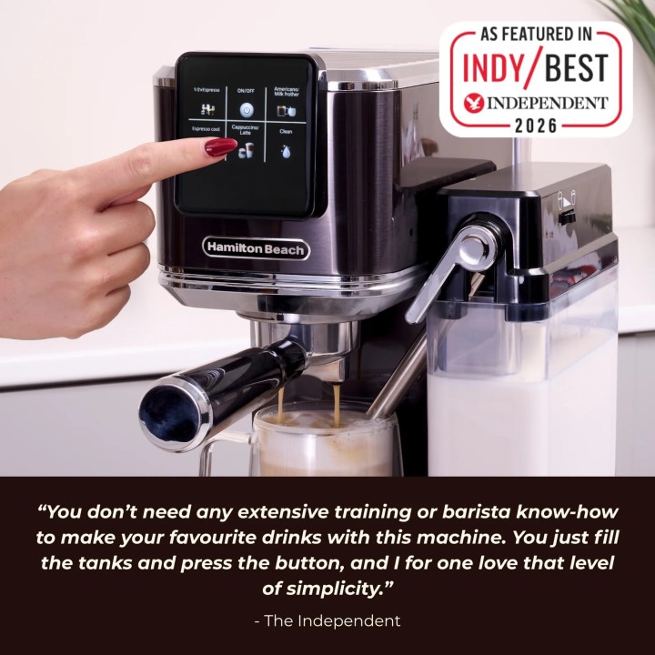 Hamilton Beach BaristaPro+ Touch 8-in-1 Espresso Machine