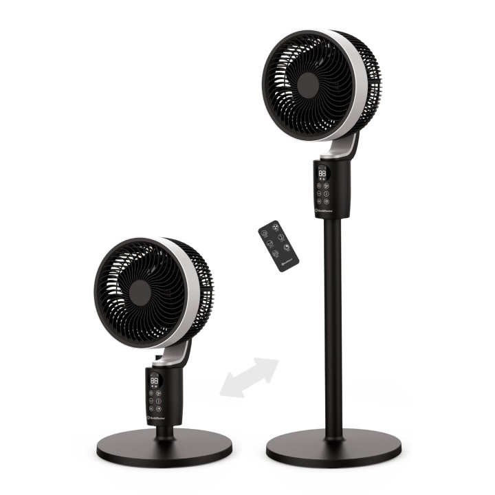 Rediffusion Air360 Oscillating Pedestal Fan | Black