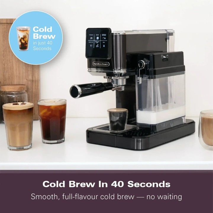Hamilton Beach BaristaPro+ Touch 8-in-1 Espresso Machine