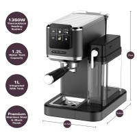 Hamilton Beach BaristaPro+ Touch 8-i-1 Espressomaskine