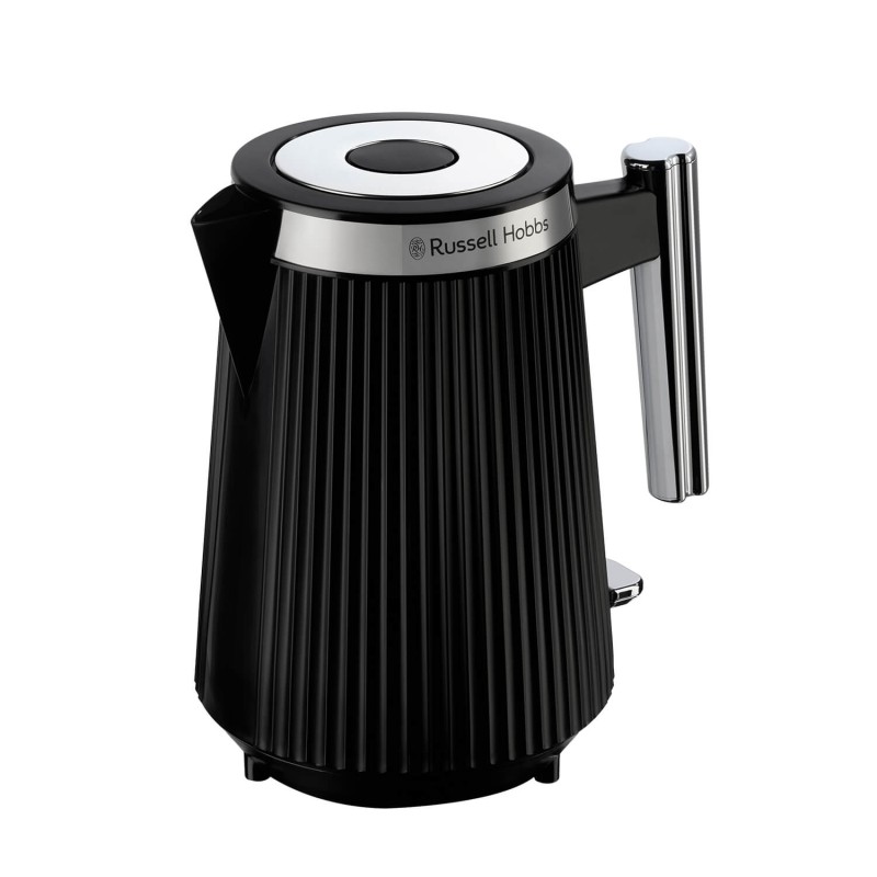Russell Hobbs 26750 Brontë Kettle Black 1.7L — Fluted Matte Design