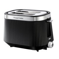 Russell Hobbs 26760 Brontë 2-Skivebrødrister Sort – Mat riflet design