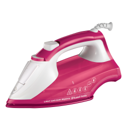 Russell Hobbs 26480 Light and Easy Brights Berry Steam Iron - 2400W Ceramic Soleplate