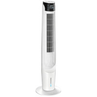 Refroidisseur d'air HOMCOM avec affichage LED et télécommande, ventilateur oscillant à refroidissement par glace avec 3 vitesses
