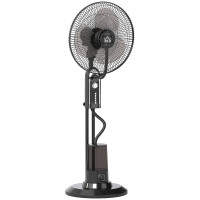 HOMCOM 120cm Standventilator mit Nebelfunktion - Schwarz