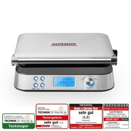 Gastroback 62424 Waffle Iron Advanced Control – Belgian Waffle Maker with Adjustable Browning