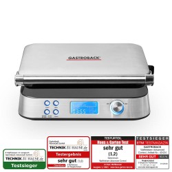 Gastroback 62424 Wafflera Advanced Control – Gofrera belga con dorado ajustable