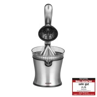 Gastroback 61150 Citrus Juicer Advanced Pro S – Stainless Steel Sieve with Cast Iron Reamer