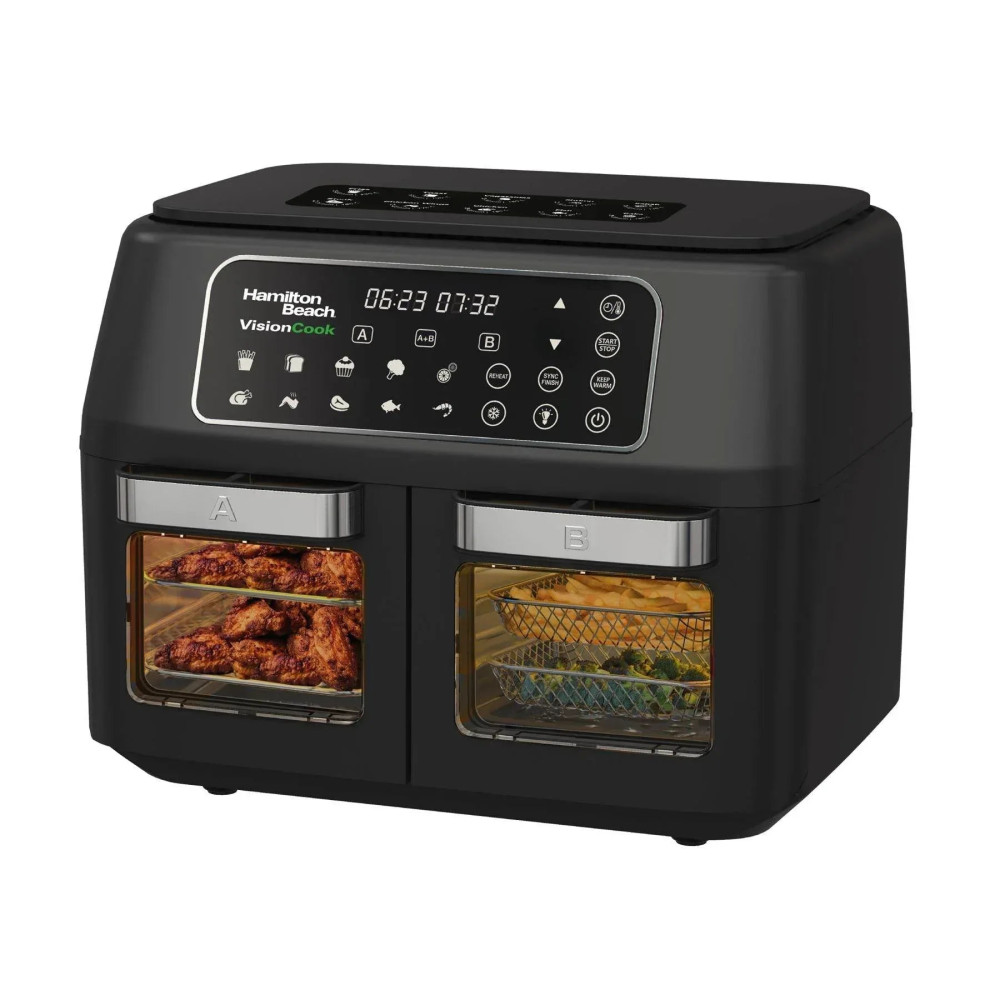 Hamilton Beach VisionCook 11L Digitale dubbele heteluchtfriteuse-oven