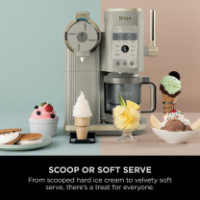 Ninja CREAMi Scoop & Swirl 13-in-1 IJsmachine & soft-ijsmaker NC701UKSTGD – IJzig limoen-braambes
