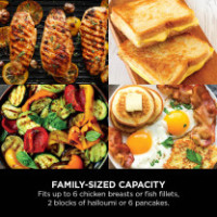 Ninja Sizzle Low-Smoke Indoor Grill & Flat Plate GR101UK