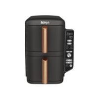 Ninja Double Stack XL 9.5L Air Fryer SL400UKCP Black & Copper
