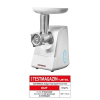 Gastroback 61403 Design Mincer Plus – 3 Grinding Discs with Sausage & Kebbe Attachment
