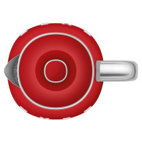 Smeg 50's Style Mini Kettle 0.8L Red KLF05RDUK
