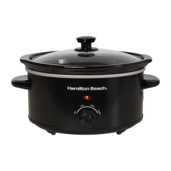 Hamilton Beach The Comfort Cook 3.5L Olla de cocción lenta – Negro