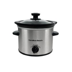 Hamilton Beach The Mighty Mini 1.8L Slow Cooker – Stainless Steel