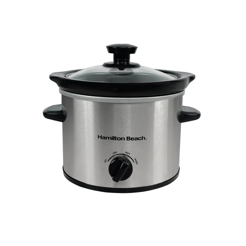 Hamilton Beach The Mighty Mini 1.8L Slow Cooker – Stainless Steel