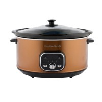 Hamilton Beach Digital 6.5L Oval Slow Cooker – Copper