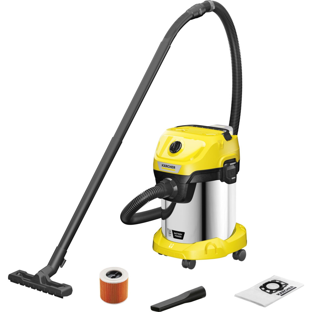 Kärcher WD 3-18 S 17 L Drum vacuum Dry&wet 225 W Bagless