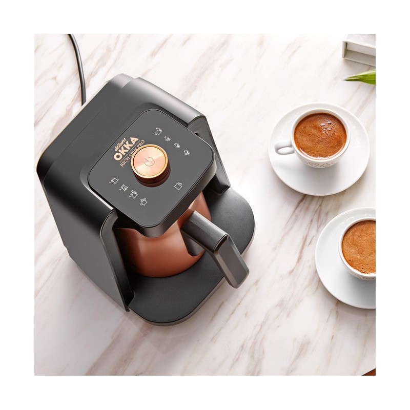 Macchina per caffè turco e bevande calde Arzum Okka Rich Spin Pro, velvetizzatore, montalatte