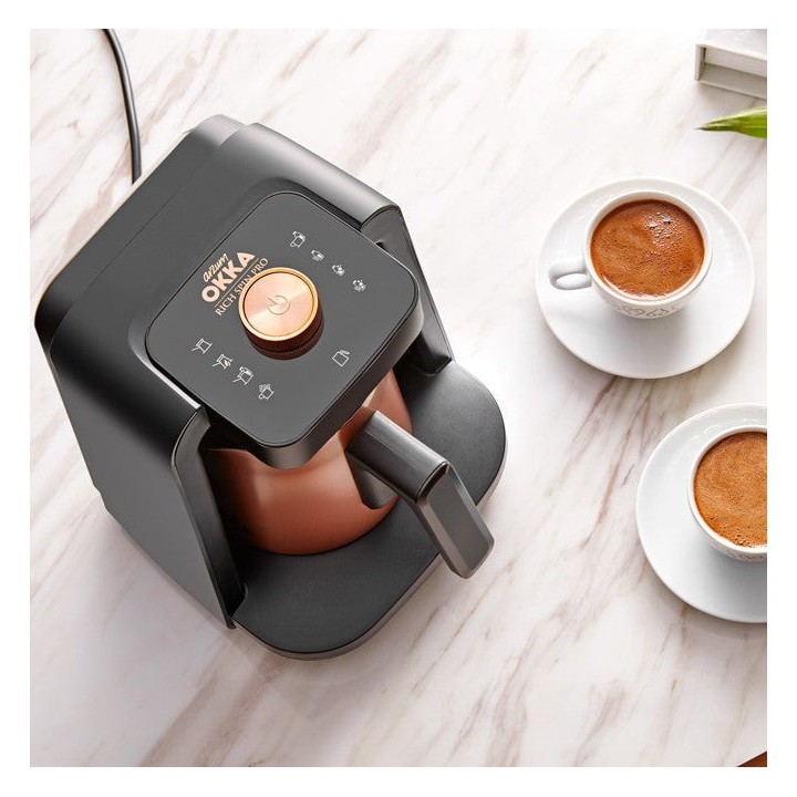 Arzum Okka Rich Spin Pro Turkish Coffee and Hot Beverage Maker, Velvetiser, Milk Frother