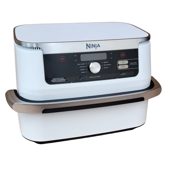 Ninja AF500EUWH FlexDrawer, Dual Zone with Removable Divider, Large