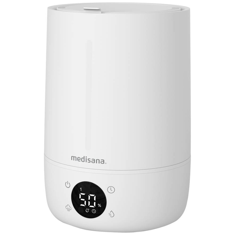 Medisana AH 663 humidificateur à ultrasons 4.5 L Noir, Blanc 25 W -