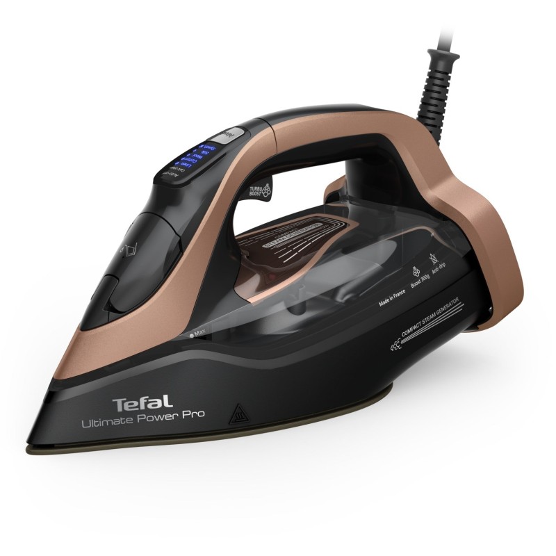 Tefal Ultimate Power Pro FV9E50 Ferro a secco e a vapore Durilium AirGlide