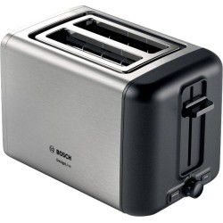 Bosch TAT3P420DE brödrost 2 skiva/or) 970 W Svart, Silver