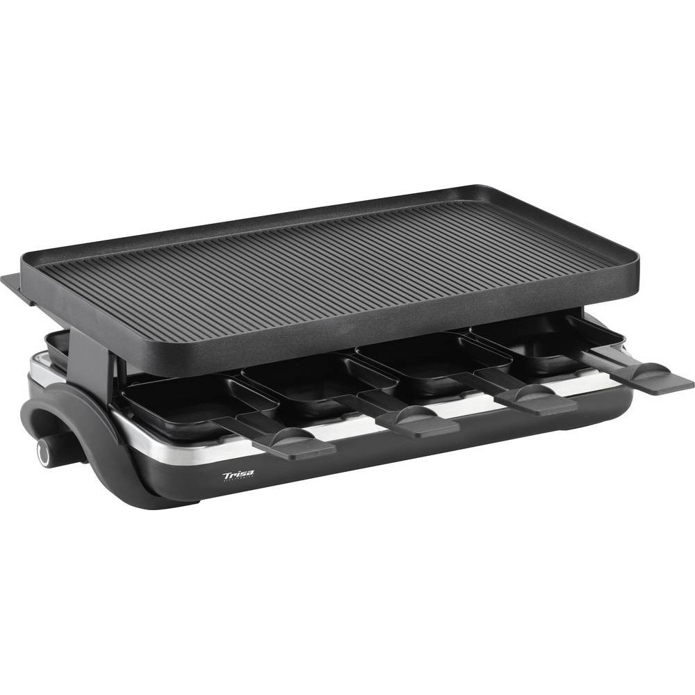 Trisa Supreme 8 Raclette 8Pander, non-stick coating sort