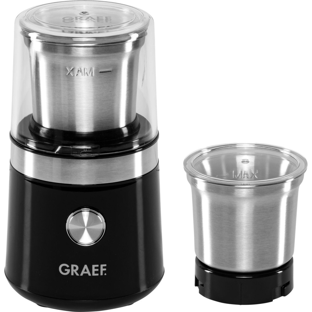 Graef CM 102 kaffekværn 200 W sort, sølv