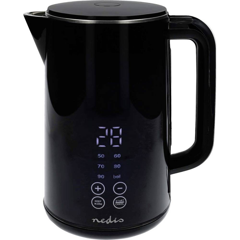 Nedis KAWK362EBK bouilloire voyant noir capacité: 1.7l