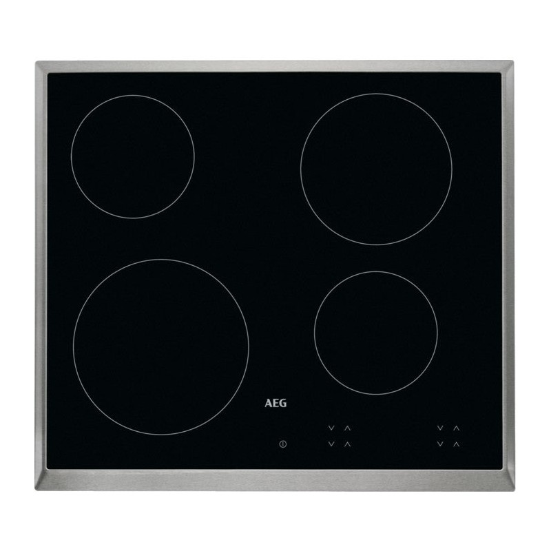 AEG HK624000XB Sort indbygget halogen 4 zone(r)