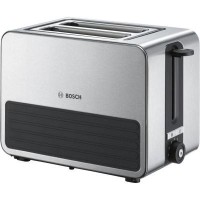 Bosch TAT7S25 grille-pain 2 tranche(s) 1050 W Noir, Gris