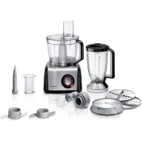 Bosch MC812M814 keukenmachine 1250 W 3.9 L Zwart, RVS,