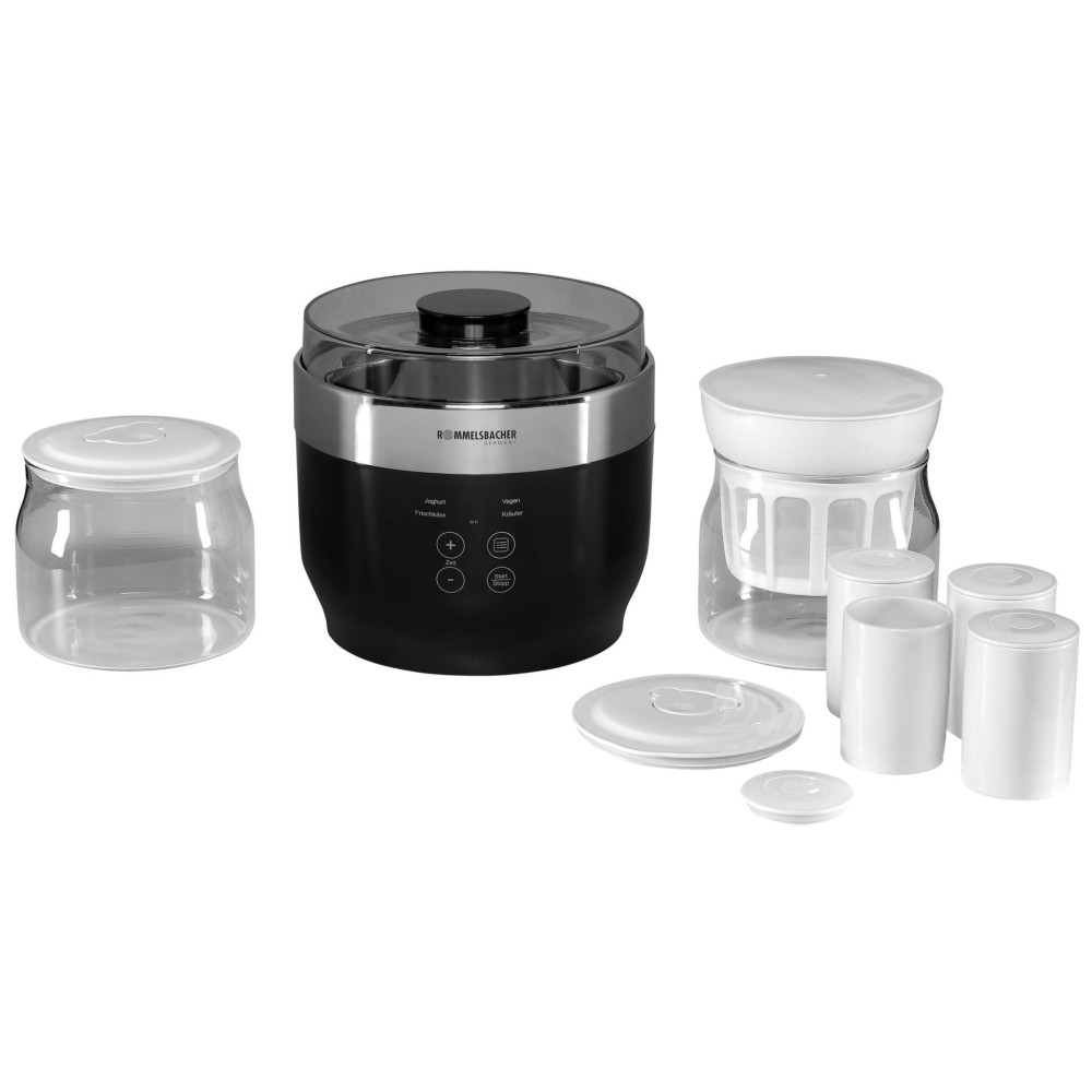 Rommelsbacher JG 80 Joghurtbereiter 1.2 L Hüttenkäse, Joghurt 20 W